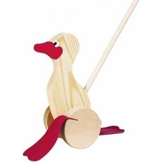 Schiebespielzeuge Goki Duck Push Along Animal 54939