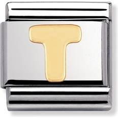 Nomination Composable Classic Link Letter T Charm - Silver/Gold