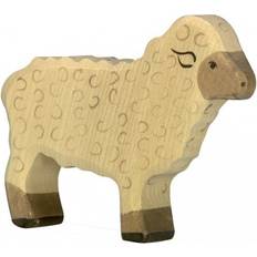 Holzfiguren reduziert Holztiger Standing Sheep