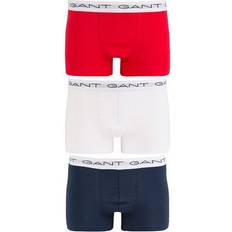 Gant Men's Underwear Gant Stretch Cotton Trunks 3-pack - Multicolor