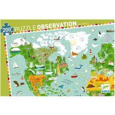 Klassische Puzzles Djeco World Monuments 200 Pieces