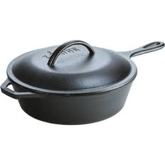 Cast Iron Sauteuse Lodge Cast Iron with lid 26 cm