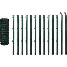 PVC Inngjerdinger vidaXL Set Euro Fence 120cmx25m