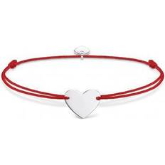 Thomas Sabo Little Secret Heart Bracelet - Silver/Red