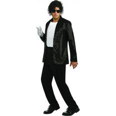 Rubies Black Sequin Billy Jean Deluxe Adult Michael Jackson Jacket