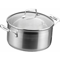 Circulon Momentum Stainless Steel Nonstick 4 qt. Covered Casserole with Locking Lid