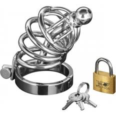 Master Series Asylum 4 Ring Locking Chastity Cage