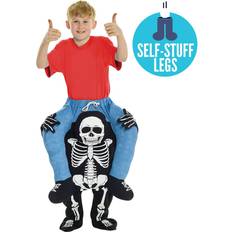 Morphsuit Kids Skeleton Piggyback Costume