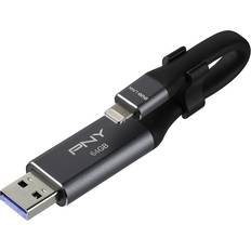 Iphone flash drive PNY Duo-Link 64GB USB 3.0 Type-A/Apple Lightning