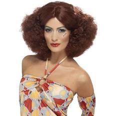 Around the World Short Wigs Smiffys 70's Afro Wig Auburn