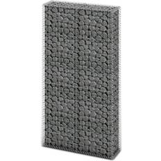 Gabion Baskets vidaXL Gabion Basket Wall with Lids 11.8x78.7"