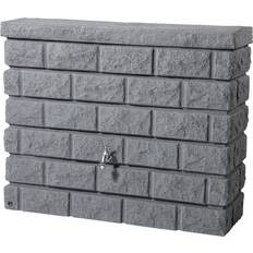 Grau Regenwassertonnen Garantia Rocky Wall Tank 400L