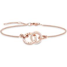 Thomas Sabo Forever Together Bracelet - Rose Gold/White