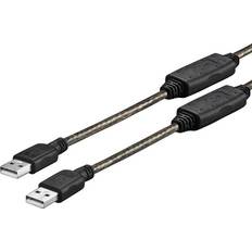 USB A-USB A - USB-kabel Kabler USB A-USB A 2.0 10m