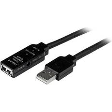USB A-USB A - USB-kabel Kabler StarTech Active USB A - USB A M-F 2.0 5m