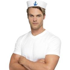 Uniformer & Yrker Kostymer Smiffys Doughboy US Sailor Hat White