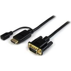 StarTech HDMI-VGA/USB B Micro M-F 5.9ft