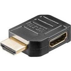 Goobay HDMI - HDMI (angled) Adapter M-F 90° Right