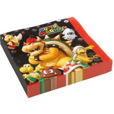 Amscan Napkins Super Mario Luncheon 20-pack