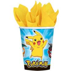 Amscan Paper Cup Pokemon 266ml 8-pack