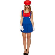 Henbrandt Mario Lady Workman Plumber Costume