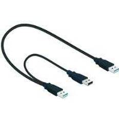 DeLock 2USB A-USB A 3.0 0.6m