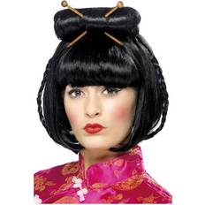 Around the World - Women Short Wigs Smiffys Oriental Lady Wig