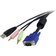 StarTech VGA/USB B/2x3.5mm-VGA/USB A/2x3.5mm 1.8m