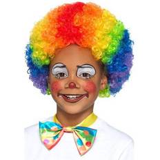 Barn Kort parykk Smiffys Clown Wig 48837
