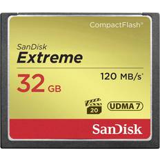32 GB - USB 3.2 (Gen 2) Minnekort & minnepenner SanDisk Extreme Compact Flash 120MB/s 32GB