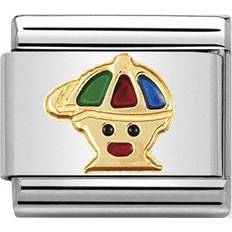 Nomination Composable Classic Link Little Boy Charm - Gold/Red/Green/Blue