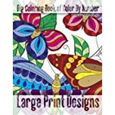 Easy Design Adult Color By Number - Jumbo Coloring Book of Large