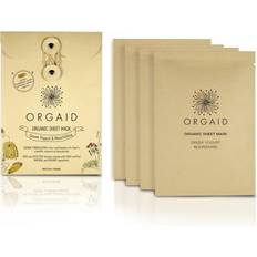 Orgaid Organic Sheet Mask Greek Yogurt & Nourishing 4-pack