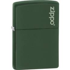 Zippo Windproof Logo Green Matte