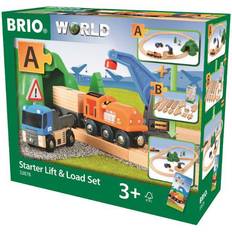 Plastikspielzeug Zugsets BRIO Starter Lift & Load Set 33878