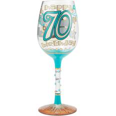 Lolita 70th Birthday Red Wine Glass, White Wine Glass 44.4cl