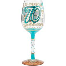 Lolita 70th Birthday White Wine Glass, Red Wine Glass 44.4cl