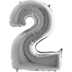 Foil Ballon Number Silver/Gold