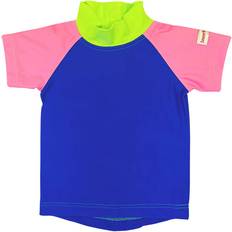 Blå UV-gensere ImseVimse Swim & Sun T-shirt - Pink/Blue/Green