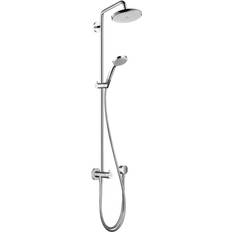 Ohne Mischer Kopfbrausensets Hansgrohe Croma 220 Air 1jet Showerpipe Reno (27224000) Chrom