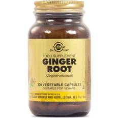 C Vitamins Fatty Acids Solgar Ginger Root 100 pcs