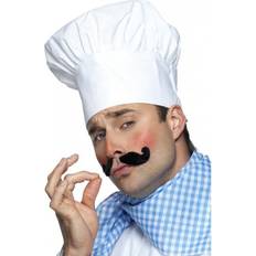 Weiß Kopfbedeckungen Smiffys Chef Hat White