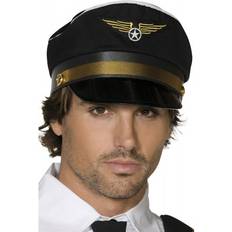 Uniforms & Professions Caps Smiffys Pilots Cap Black