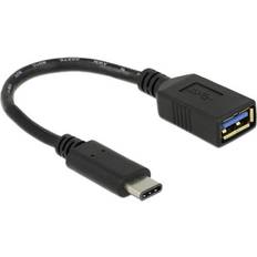 DeLock SuperSpeed 3.1 Gen.1 USB A - USB C Adapter M-F 0.2m