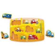 Steckpuzzles Hape Construction Peg Puzzle