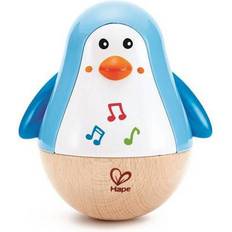 Holzspielzeug Babyspielzeuge Hape Penguin Musical Wobbler