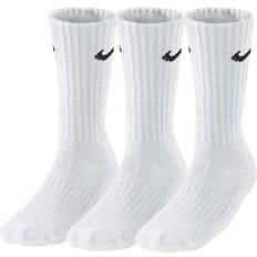 Damen Unterwäsche Nike Cushioned Training Crew Socks 3 - pack - White/black