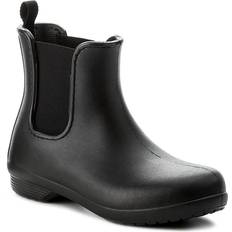 Crocs Damen Chelsea Boots Crocs Freesail - Black/Black