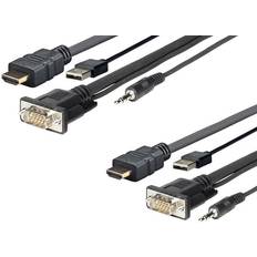 HDMI/VGA/USB A/3.5mm-HDMI/VGA/USB A/3.5mm 1m