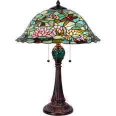 Tiffany-lamper Bordlamper Clayre & Eef Waterlily Bordlampe 60cm